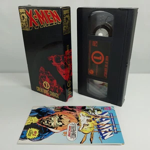 X-Men Comic & Night of The Sentinels VHS 1 Creators Choice - Picture 1 of 20