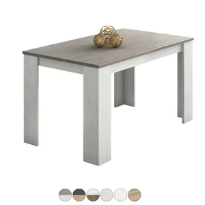 Mesa de comedor fija, mesa cocina mueble para salon moderno, Berta - Imagen 1 de 19