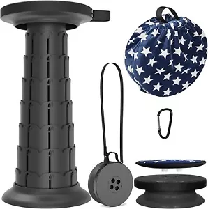 Collapsible Stool with Cushion,Camping Stool More Sturdy and Lightweight Tele... - Picture 1 of 3
