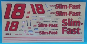 JNJ | No. 90-189 | 1:25 #18 Slim-Fast Chevy Greg Sacks Decals - Picture 1 of 1