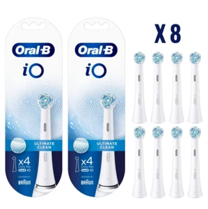 Genuine Oral-B iO Ultimate Clean Replacement Brush Heads - Black /White - Picture 1 of 13