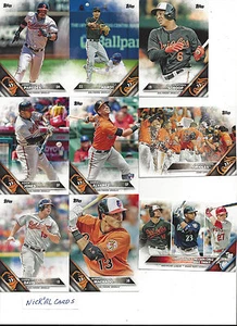 2016 Topps komplettes Baltimore Orioles Team Set Manny Machado Davis Mark Trumbo 43 - Bild 1 von 2