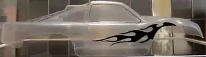 Vinyl paint masking, stencil, decal for RC bodies (Flames #3) - Picture 1 of 3