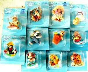 97 ENESCO PRIMAVERA È NELL'ARIA MUCCA GATTO ORSO PIUMA AMIGO RATTO ORNAMENTO A SCELTA - Foto 1 di 23