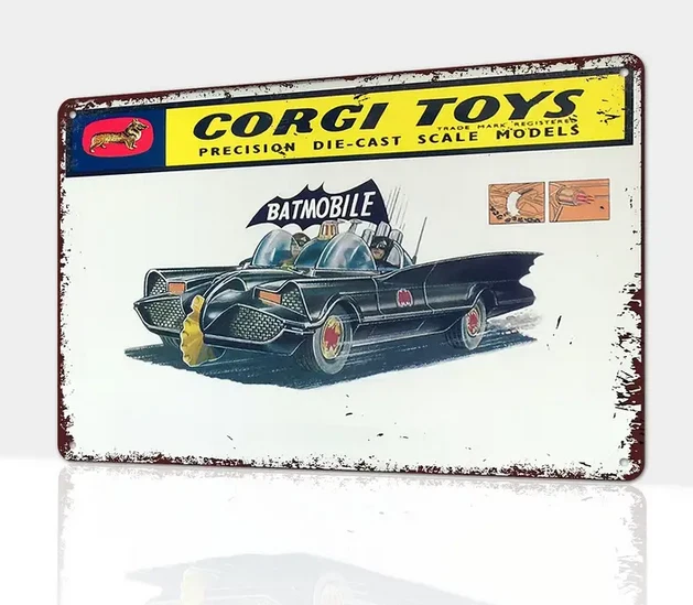 CORGI Batmobile 1966  Blechschild - Bild 1 von 1