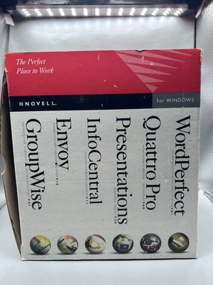 Novell PerfectOffice Standard v3.0 Office Suite Software Vintage Professional  - Image 1 of 4