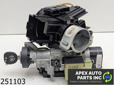 OEM 2009 Cadillac CTS 3.6L Driver Column Ignition Cylinder Switch W/Key Unit Foto 1 de 4