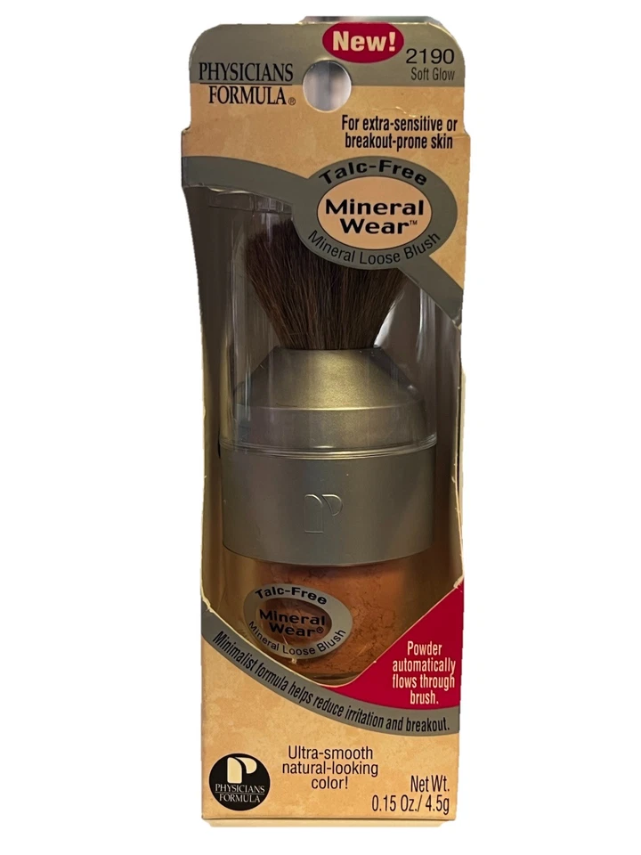 Physicians Formula Mineral Wear Talc-Free Mineral Loose Blush - 2190 Soft Glow - Image 1 of 4