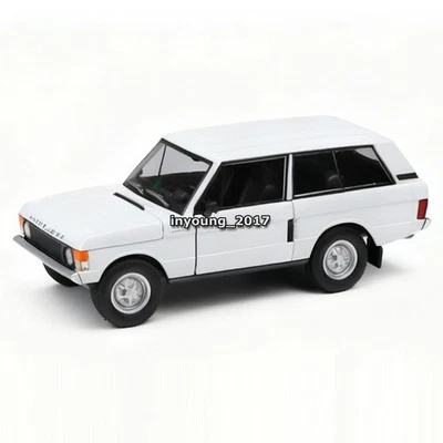 Land Rover Range Rover 1970 modelo coche diecast vehículos de metal blanco escala 1:24 Foto 1 de 4