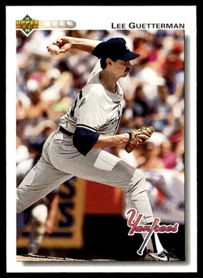 1992 Upper Deck Lee Guetterman New York Yankees #610 - Image 1 of 2