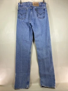 Vintage Levis 505 Denim Jeans Herren 29x34 (Passform 28x33) blau helle Waschung Regular Fit - Bild 1 von 8