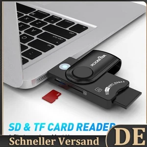Rocketek CR310 USB 2.0 Smart Card Reader TF SIM Kartenleser Adapter für Computer - Afbeelding 1 van 7