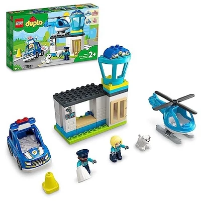 LEGO Duplo Town Police Helicopter 10959 Toy Block Gift - Image 1 of 4