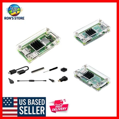 Raspberry Pi Zero 2 W Case Kit with Raspberry Pi Zero 2 W Case Power Supply - Image 1 of 4