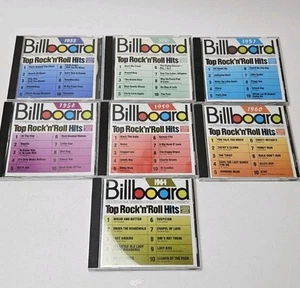 Billboard Top Hits Rock N Roll 7 Music CD Rhino Records Lot 1950s 1960s - Picture 1 of 8