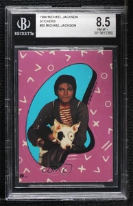 1984 Topps Michael Jackson Stickers Michael Jackson #20 BGS 8.5 3c7 - Picture 1 of 3