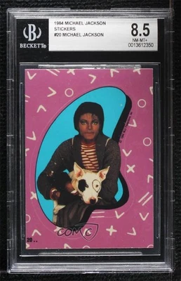 1984 Topps Michael Jackson Stickers Michael Jackson #20 BGS 8.5 3c7 - Image 1 of 3