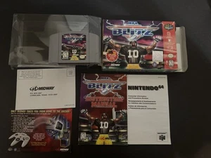 NFL Blitz (Nintendo 64, 1997) Box Manual Complete CIB N64 - Picture 1 of 4