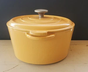 Vintage STAUB 5 QT Dutch Oven Cassarole emailliertes Gusseisen Kochgeschirr - Bild 1 von 8