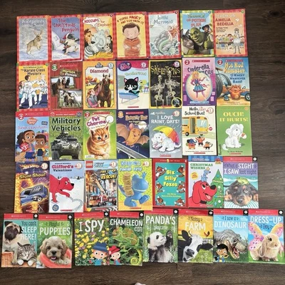 	Lot of 36 Scholastic Leveled Readers Early Learning Kids Books Pre-K-3 - Image 1 of 4