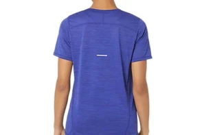 ASICS Race V-Neck SS Top Women's T-Shirt eggplant / night shade Size Medium  - Picture 1 of 4