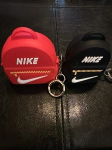 Red Nike Backpack AirPods Pro Case & Black Nike For AirPods 1&2 - Picture 1 of 4
