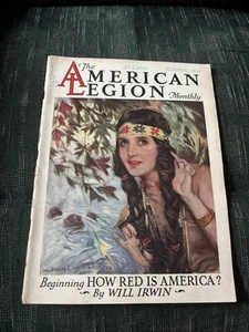 1926 Oktober THE AMERICAN LEGION MONTHLY MAGAZINE MINNEHAHA Indianer Cover - Bild 1 von 24