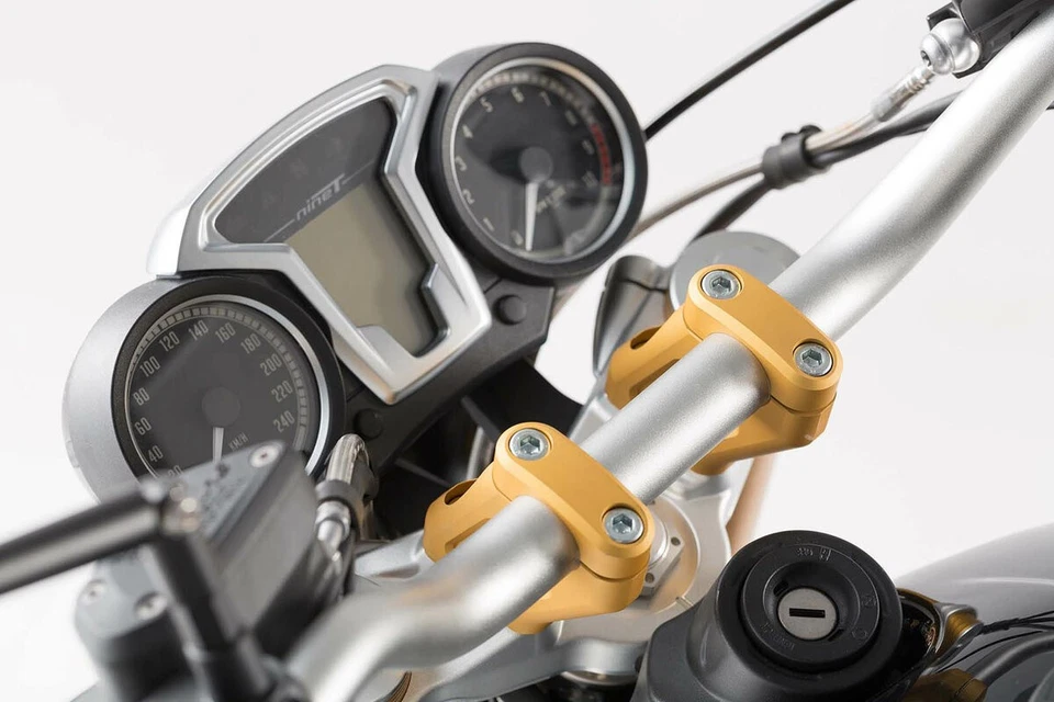 Lenkerverlegung H=20 mm. Verlegung um 30 mm. Golden. BMW R nineT. - Bild 1 von 1