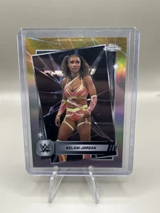 Topps WWE Chrome 2025 Kelani Jordan /13 Black & Gold Refractor - Bild 1 von 2