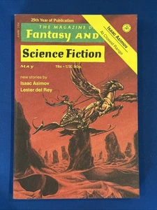 Magazine Of Fantasy & Science Fiction May 1974 VG - Imagen 1 de 2