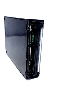 Consola de videojuegos Nintendo Wii solo RVL-101 negra falta cubierta frontal - Imagen 1 de 6