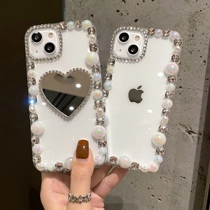 For Boost Mobile Google Cases Bling Glitter Diamonds Fancy Pearls Crystals Cover - Picture 1 of 25