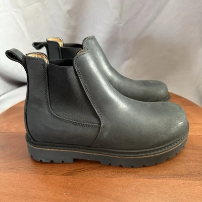 Botas negras BIRKENSTOCK Stalon Chelsea gamuza nobuck EU36/US W5/ajuste estrecho/medio Foto 1 de 4