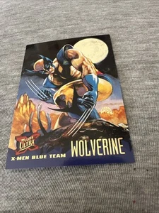 Tarjeta coleccionable Wolverine Blue Team #99 Base 1995 Fleer Ultra Xmen Marvel - Imagen 1 de 2