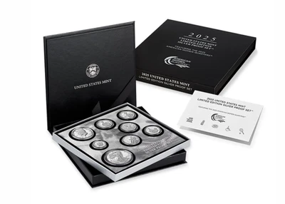 🔘 PREVENTA - 2025 S ESTADOS UNIDOS COMO NUEVO EDICIÓN LIMITADA PLATA PRUEBA SET OGP 🔘 Foto 1 de 2