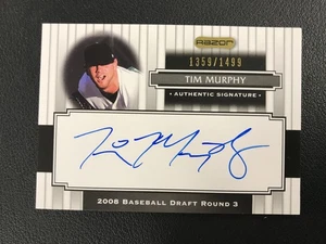 2008 Razor Signature Series #185 Tim Murphy Auto /1499 Texas Rangers - Picture 1 of 2