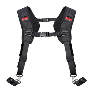 Double Shoulder Camera Strap Harness Quick Release Adjustable Dual Camera Tet... - Picture 1 of 6