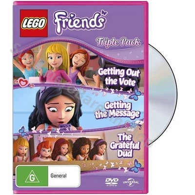 Lego Friends - Triple Pack (DVD, 2016) PAL Region 2&4 (Getting Out The Vote, The - Image 1 of 4