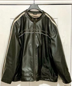 Chaqueta de cuero sintético para hombre talla 4XL - The Original Arizona Jean Company - Imagen 1 de 19