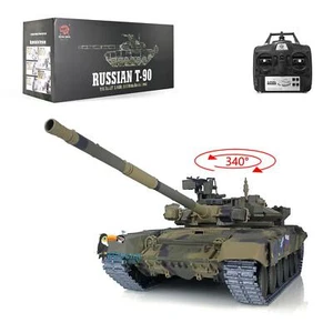 2.4G Henglong 1/16 Skala 7.0 RC Panzer Aufgerüstet Metall Russland T90 RTR 3938 - Bild 1 von 12