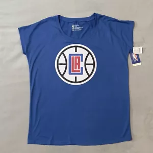 Los Angeles LA Clippers Shirt Womens Large NBA Big Logo Ladies Tee NWT - Picture 1 of 9