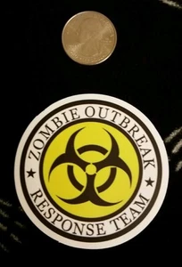 zombie outbreak response team sticker *** bbrrrains - Picture 1 of 1