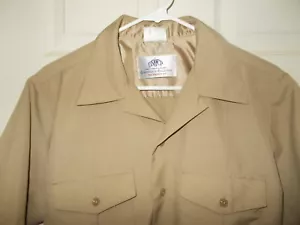 U.S. Military Uniform Men's Khaki Dress Short Sleeve Shirt assorted Sizes - Picture 1 of 16