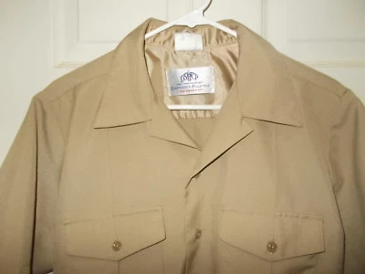 U.S. Military Uniform Men's Khaki Dress Short Sleeve Shirt  assorted Sizes - Image 1 of 3