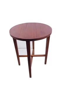 Solid Drop Leaf Gate Leg 1970's Coffee Table Chunky Thick Top FREE UK Delivery - Picture 1 of 12