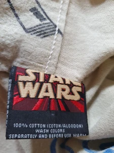 Federa standard vintage Star Wars 100% cotone flanella made in USA Lucas Film - Foto 1 di 4