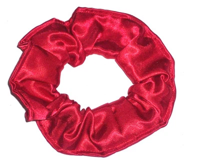 Tela satinada Hair Scrunchie rosa verde rojo azul blanco negro Scrunchies de Sherry Foto 1 de 3