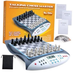 Talking Chess Master Electronic Chess Set, Computer Chess Board, Strong  - Bild 1 von 8
