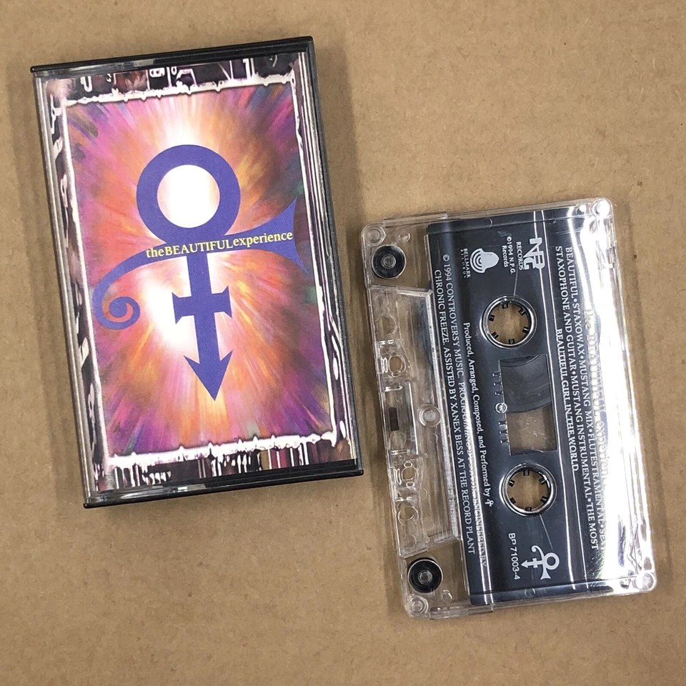 PRINCE Cassette Tape 90s Rock Pop THE BEAUTIFUL EXPERIENCE EP EXPANDED MIXES Foto 1 de 4