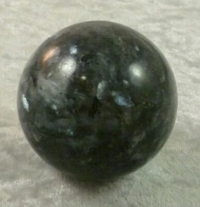Larvikite Polished Sphere 50mm - Picture 1 of 2